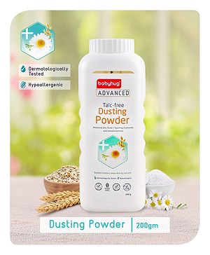 Babyhug Advanced Talc-Free Dusting Powder - 200 gm Babyhug Advanced Talc-Free Dusting Powder - 200 gm