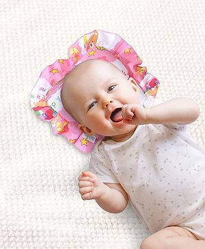 Babyhug Cotton Jumbo Semi Circular Pillow - Pink