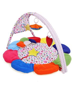 Babyhug Premium Play Gym With Flower - Multicolor