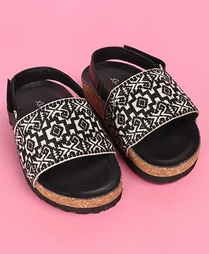 Babyoye Design Sandals - Black