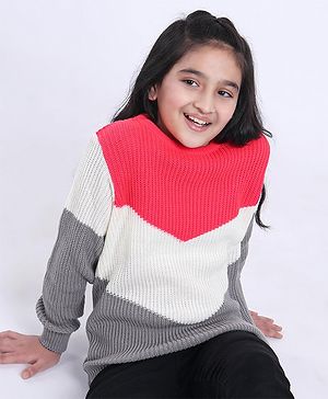 Pine Kids Full Sleeves Sweater - Red