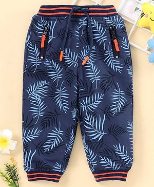 Babyhug Full Length Lounge Pants - Blue