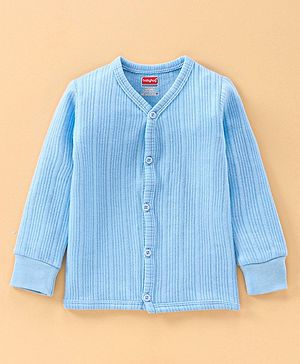 Babyhug Full Sleeves Thermal Vest - Blue