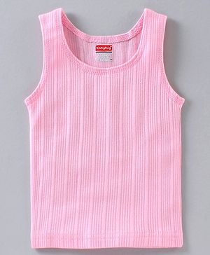 Babyhug Sleeveless Thermal Vest - Pink - Preemie Pink