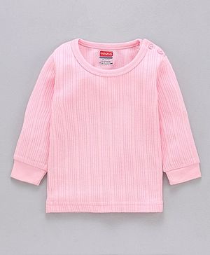 Babyhug Full Sleeves Thermal Vest - Pink