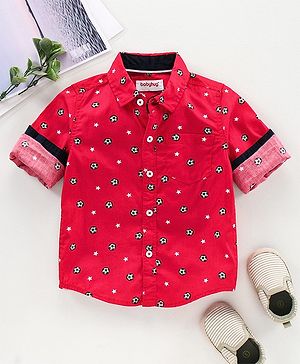 Babyhug Full Sleeves Shirt - Red