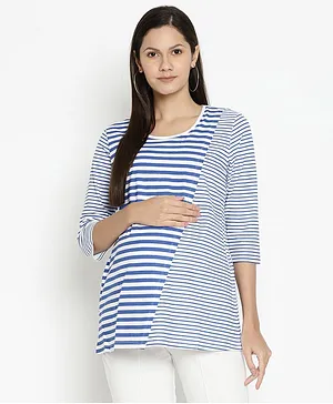 The Vanca Women'S Maternity Top With Feeding Access - Off White