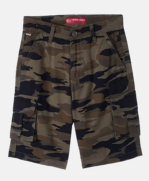 Monte Carlo Camouflaged Shorts - Green