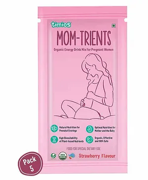 Timios Mom Trient Energy Drink For Pregnant Mothers Pack Of 5 - 100 g