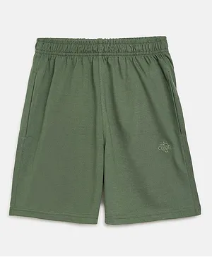 Chimprala Solid Colour Shorts - Dark Green