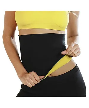 IMPORTIKAAH Hot Slimming Shaper Belt Extra Large - Black Yellow