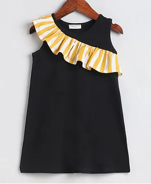 Sleeveless Short Knee Length 6 8 Years Black Frocks And Dresses Online Buy Baby Kids Products At Firstcry Com