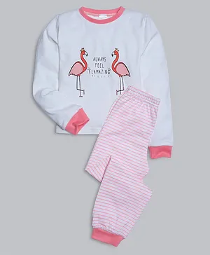 Full Sleeves 6 8 Years White Girls Nightwear Online Buy Baby Kids Products At Firstcry Com