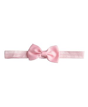 BABY Charm Bow Headband - Pink