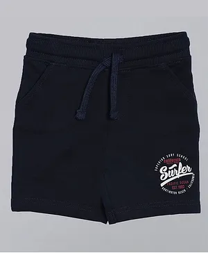 3PIN Surfer Print Shorts - Navy Blue