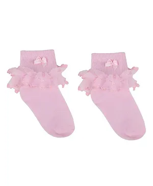 NEXT2SKIN Frill Socks - Pink