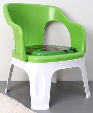 Babyhug Multipurpose Strong & Durable Chair With Handle- Green