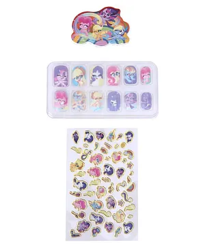 Towney Girl My Little Pony Press On Nail Set for Girls - Multicolour