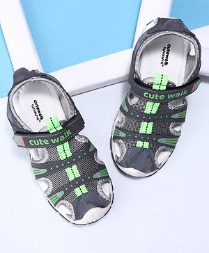 Cute Walk by Babyhug Sandals - Green