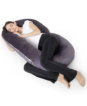 Momsyard Full Body Pregnancy Pillow - Grey