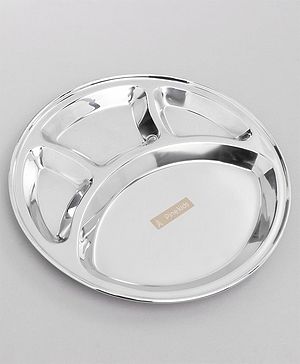 Pine Kids Steel 4 Sections Plate