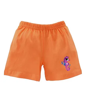 BRATMA Fish Printed Shorts - Orange