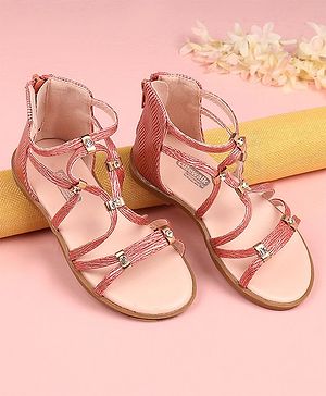 Cute Walk by Babyhug Sandals - Red