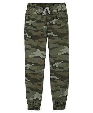 Carter's Pull-On Woven Joggers - Green Grey