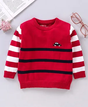 ToffyHouse Full Sleeves Pullover - Red