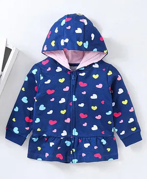 Pandaie Unisex Rain Jacket Dots Print Zip Up Rain Coat Fashion Loose Hooded Raincoat for Adults Teens with Pockets