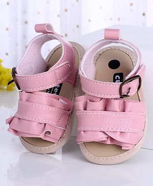 Cute Walk by Babyhug Sandals Style Booties - Pink