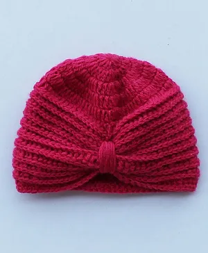Woonie Handmade Turban Style Cap - Pink