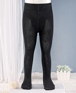 Mustang Solid Colour Footed Tights - Black