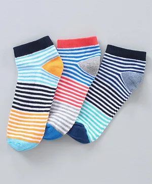 Pine Kids Anti Microbial Wash Socks Set of 3 - Multicolour