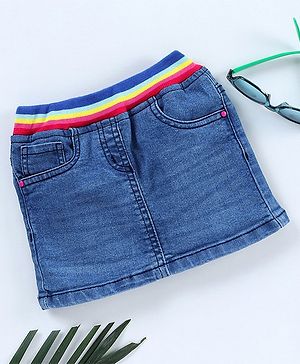 Babyhug Denim Skirt - Blue