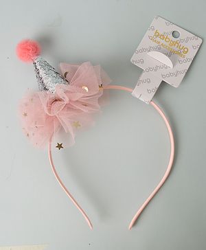Babyhug Hair Band Hat  Applique - Rose Gold
