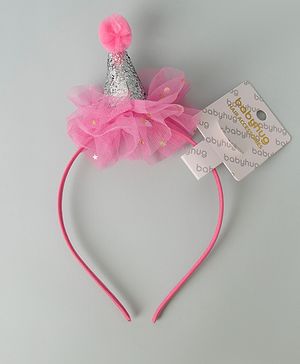 Babyhug Hair Band Hat Applique - Pink