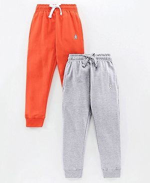 Pine Kids Full Length Biowashed Lounge Pants - Grey Red