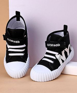 Cute Walk by Babyhug Casual Shoes - Black