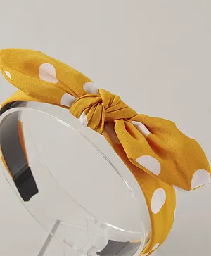 Pine Kids Free Size with Bow Hairband - Yellow