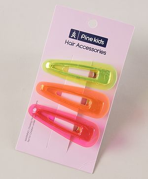 Pine Kids Snap Clips Set of 3 Pieces - Multicolor