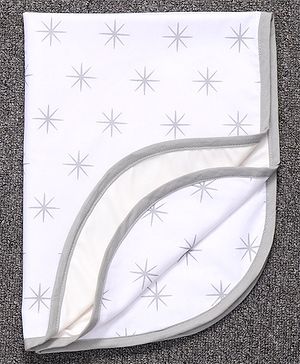 Babyhug Cotton Diaper Changing Mat Small - Grey