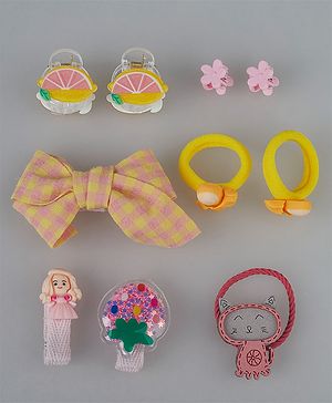 Babyhug Hair Accessories Combo - Multicolour