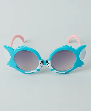 Babyhug Sunglasses Kitty Rainbow Design - Blue