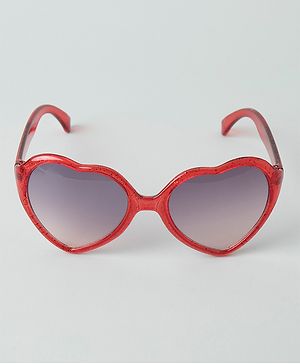 Babyhug Heart Shaped Sunglasses - Red