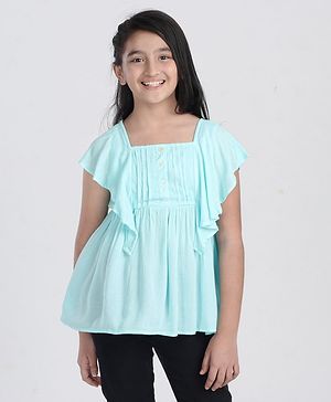 Pine Kids Half Sleeves Top - Blue