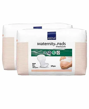Abena New Mom Maternity Pads Pack Of 2 - 14 Pieces Each