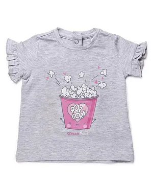 Chicoo Short Sleeves T-Shirt  - Grey