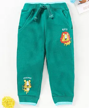 Babyhug Full Length Lounge Pants - Green