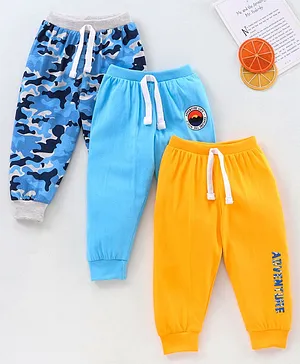 Babyhug Full Length Printed Lounge Pant Pack of 3 - Multicolor
